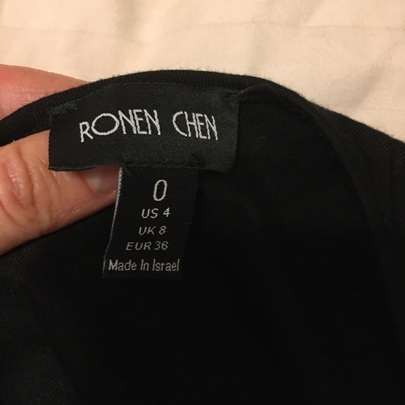 RONEN CHEN slouchy fit black and gray top. - Picture 5 of 6